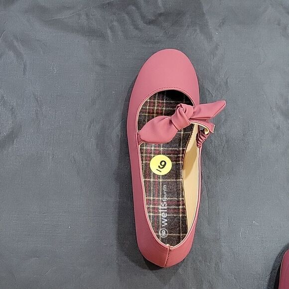 BRAND NEW WELLSFOUNTN COMFORT ROUND TOE SLIP-ON WOMEN"S BOWNOT WOMEN'S FLAT SHOE - Picture 7 of 13